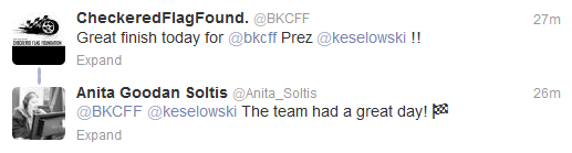 Tweets from @BKCFF and @Anita_Soltis.