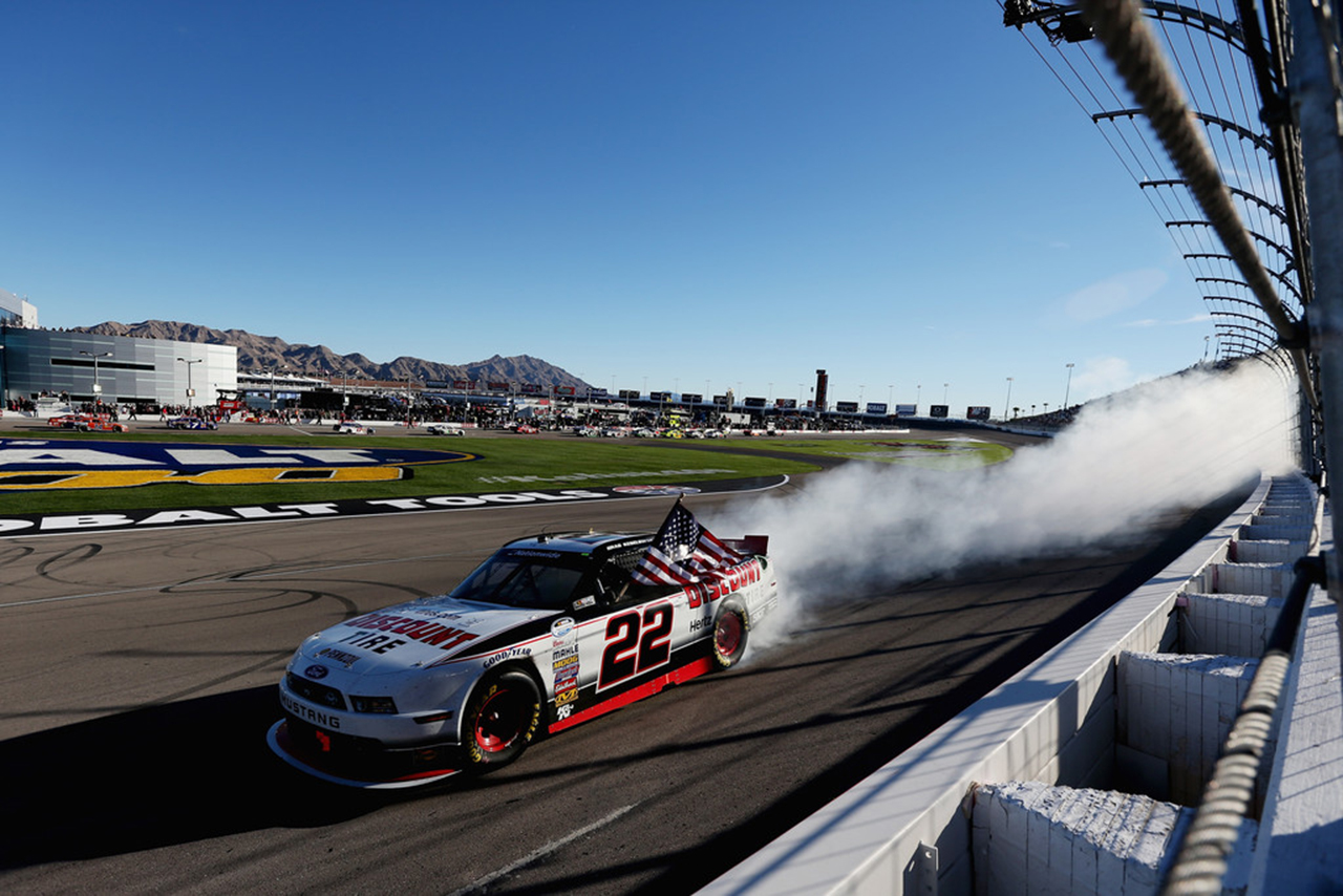 BK notched a perfect 150 driver rating and led 144 of 200 laps in Vegas.