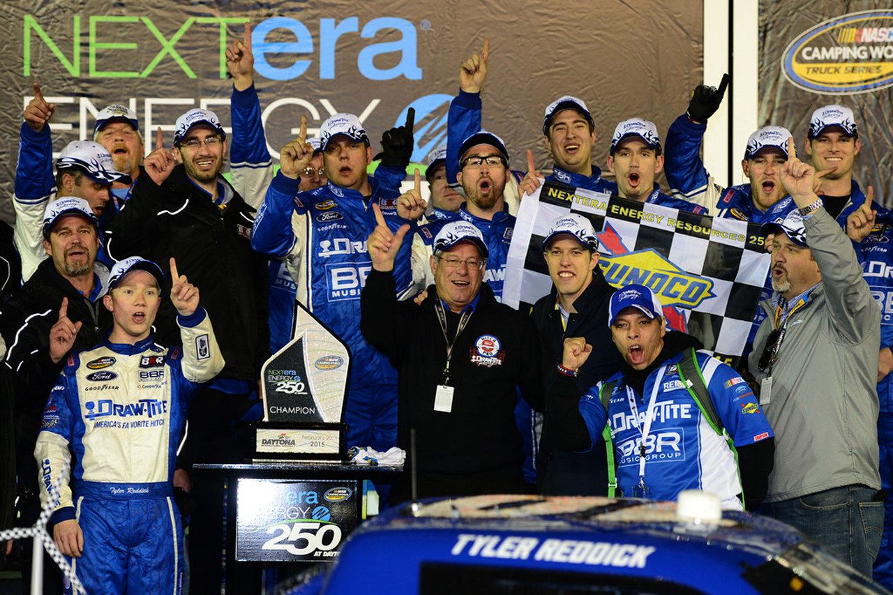 After Tyler Reddick's season-opening victory for BKR, Brad is beaming about where his team can go in 2015.