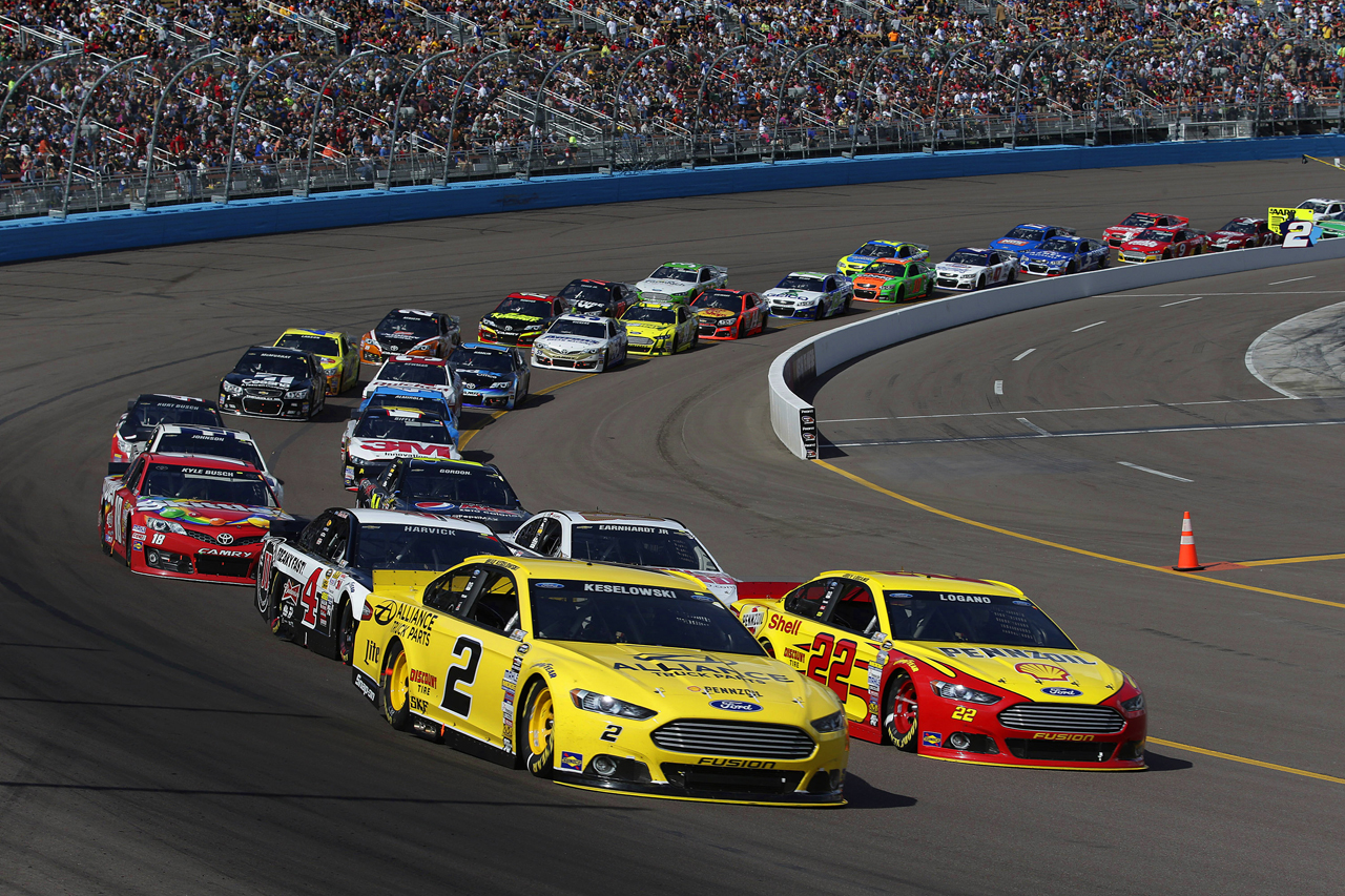 Kes and Joey Logano jockeyed for position all day, but in the end, Brad and the No. 2 got the best of the battle.