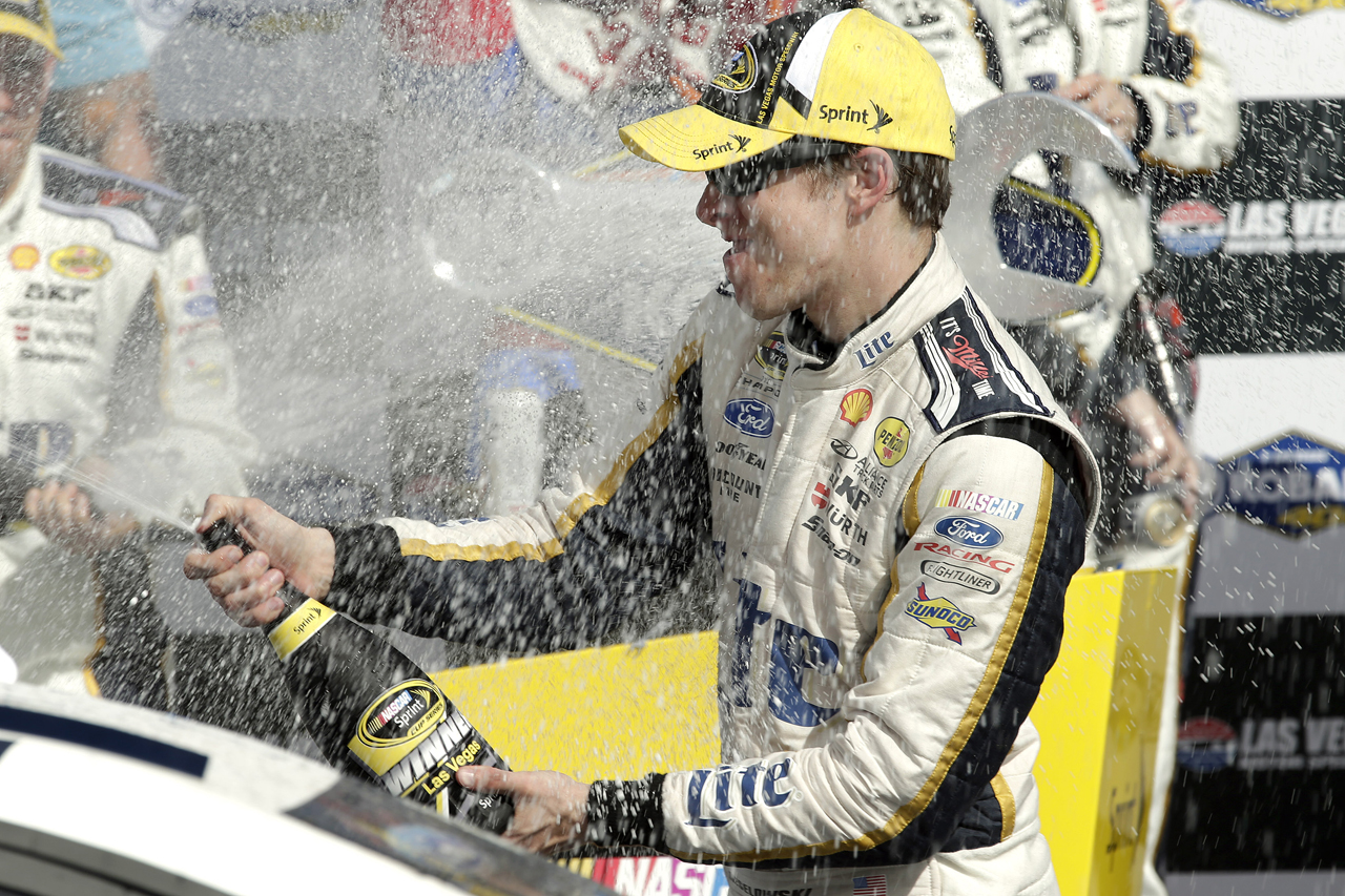 Brad's first win of the 2014 season all but secured his place in the Chase for the Championship.